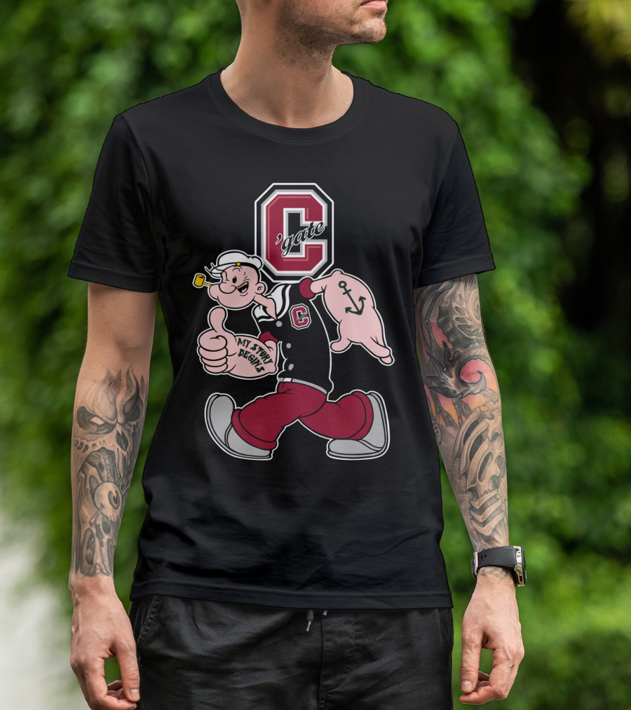 Colgate Raiders Popeye C'gate My Story Begins T-Shirt