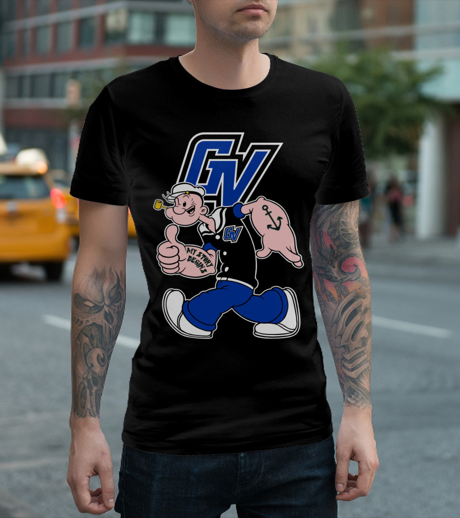 Gv Grand Valley State Lakers My Story Begins T-Shirt