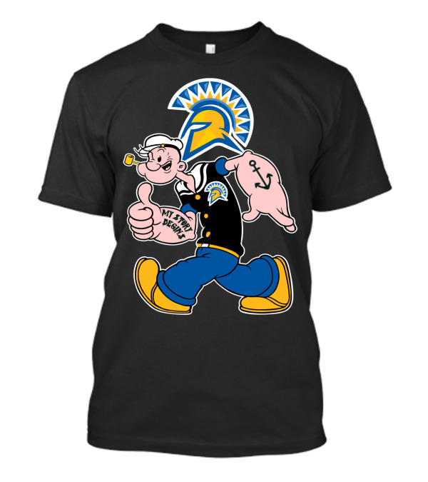 San Jose State Spartans Popeye My Story Begins T-Shirt