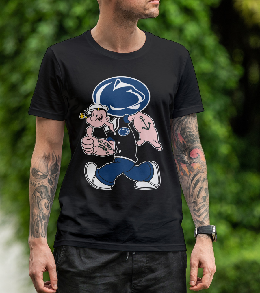 Penn State Nittany Lions Popeye My Story Begins T-Shirt