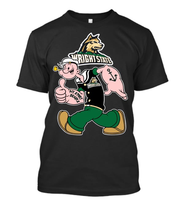 Wright State Raiders Sailor Character Thumbs Up My Story Begins T-Shirt