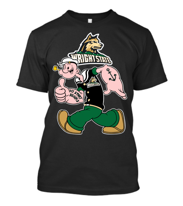Wright State Raiders Sailor Character Thumbs Up My Story Begins T-Shirt