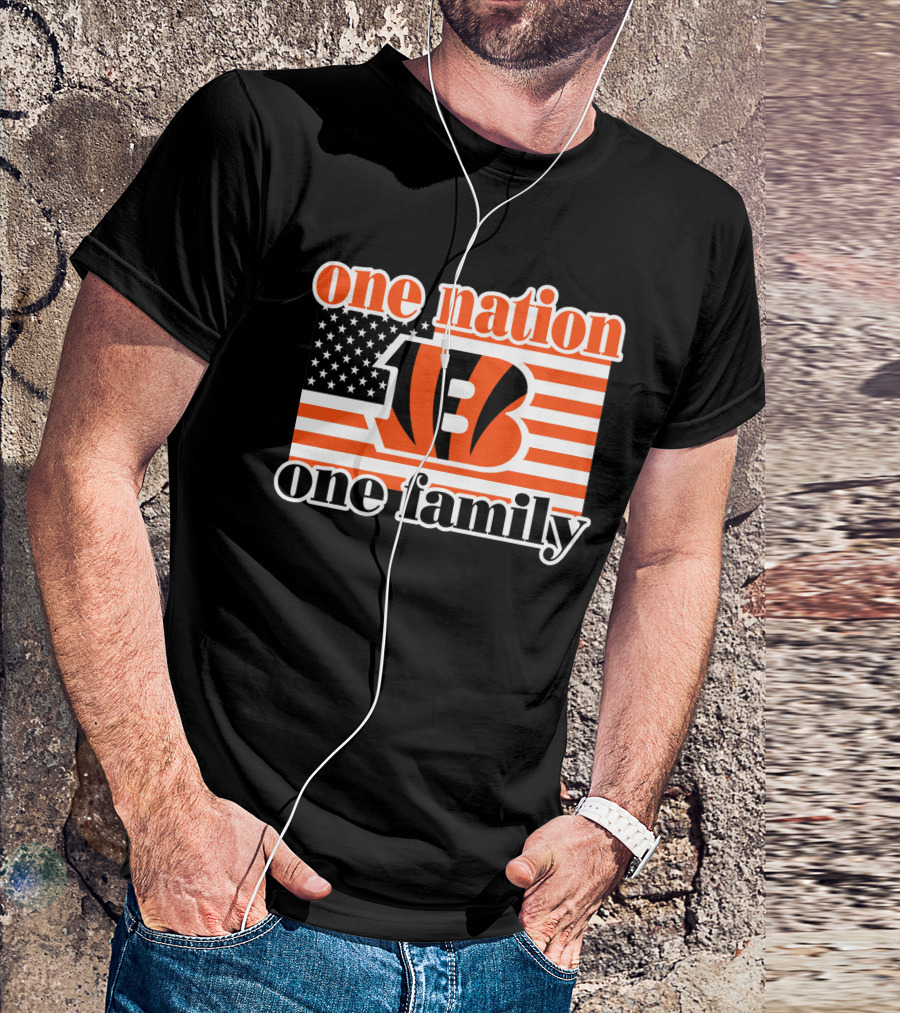 Cincinnati Bengals One Nation One Family T-Shirt