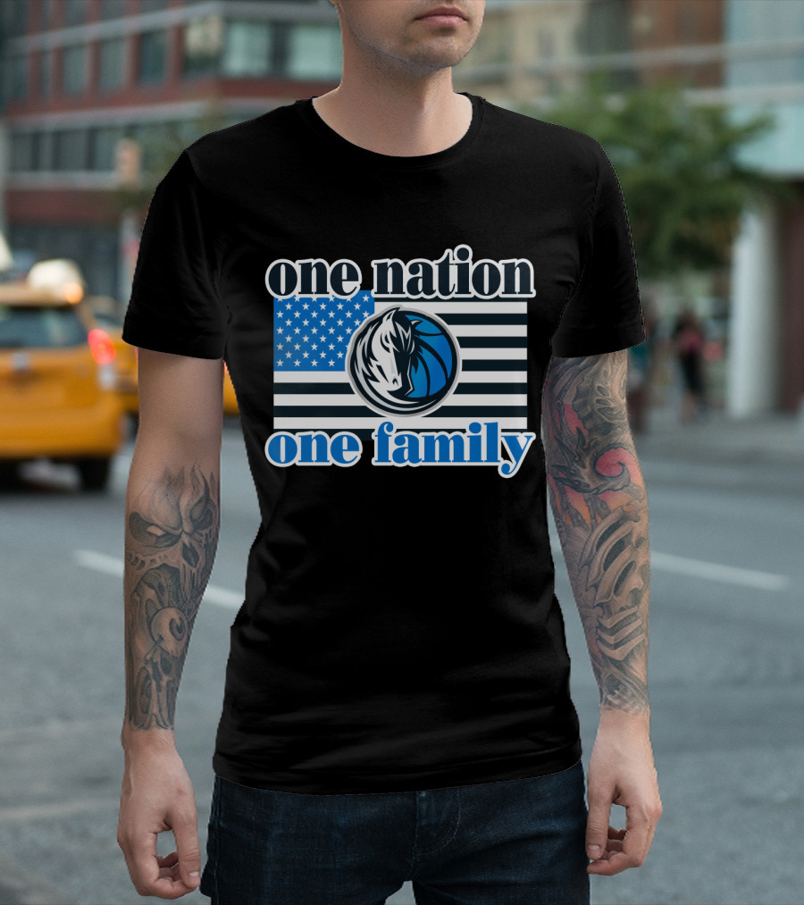 One Nation One Family 83 Dallas Mavericks T-Shirt