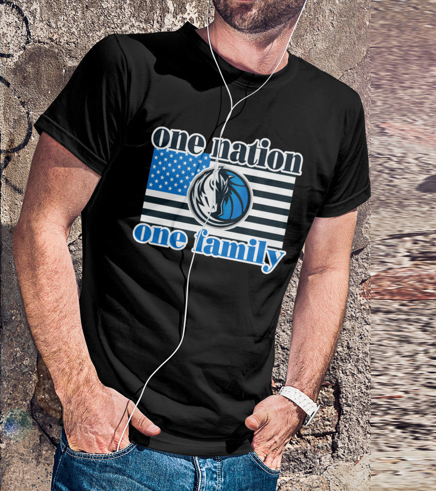 One Nation One Family 83 Dallas Mavericks T-Shirt