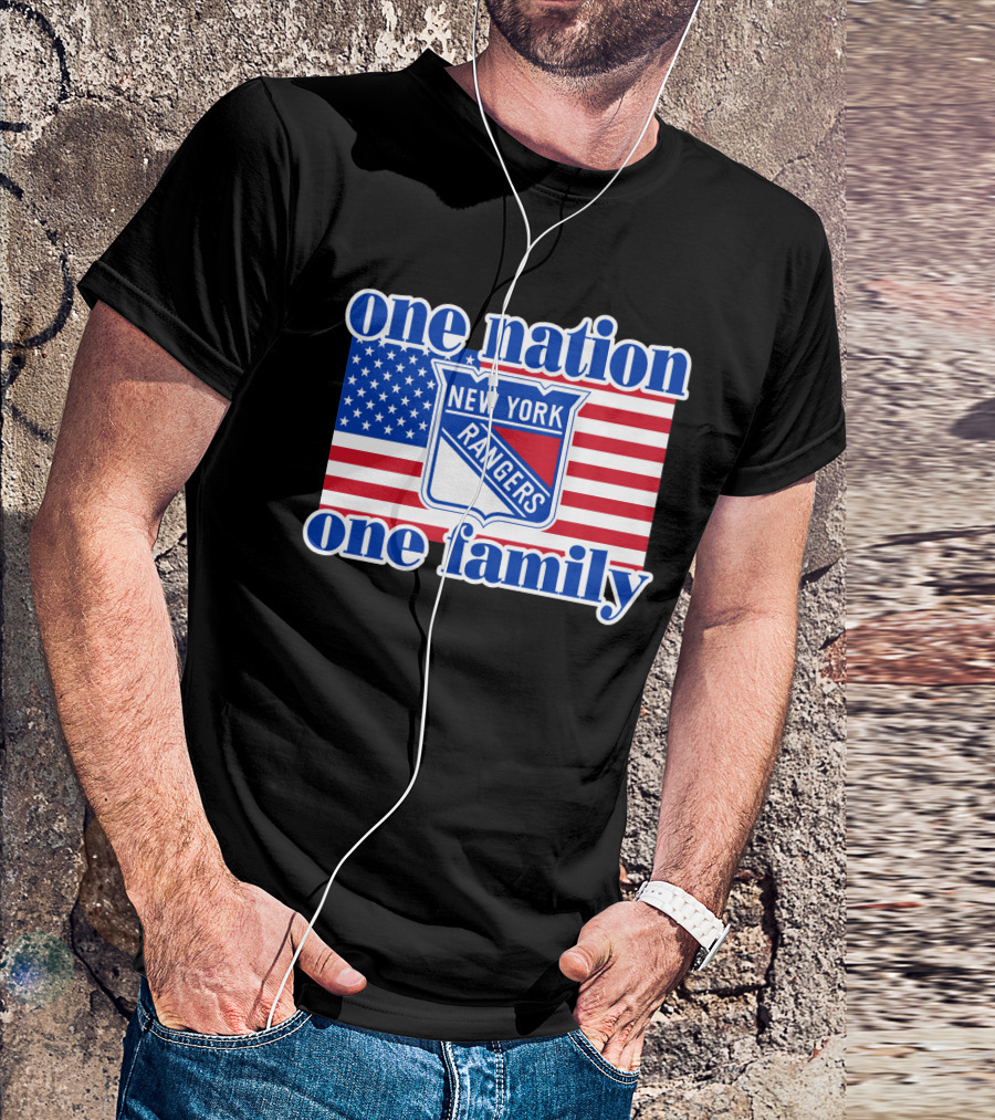 New York Rangers One Nation One Family 97 T-Shirt