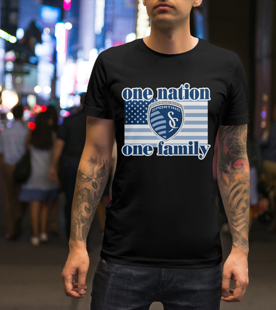 One Nation One Family Sporting Kansas City T-Shirt