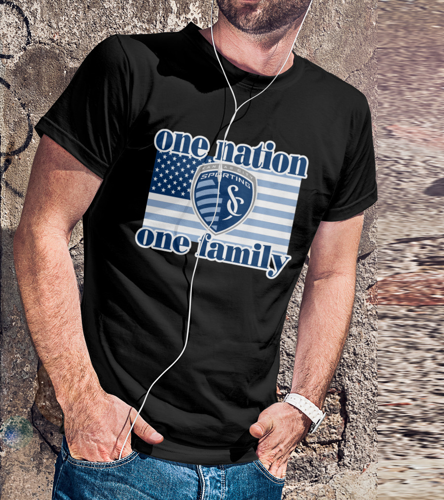 One Nation One Family Sporting Kansas City T-Shirt