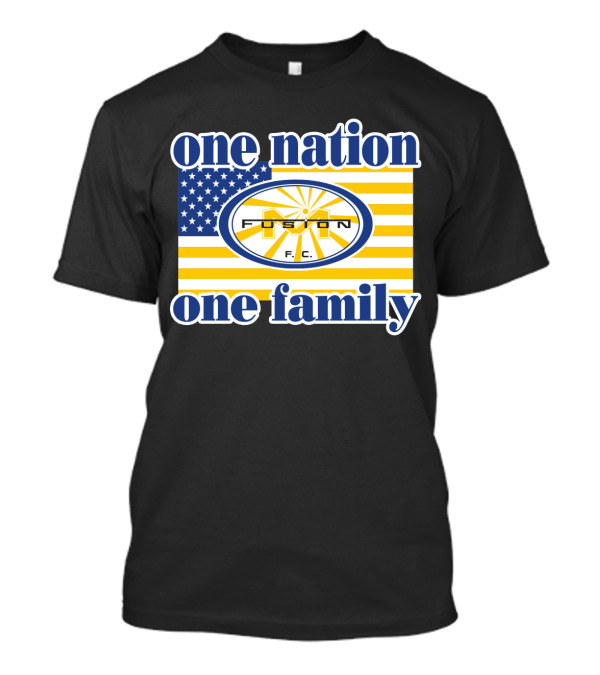 One Nation One Family Fusion F.c. Miami 137 American Flag T-Shirt