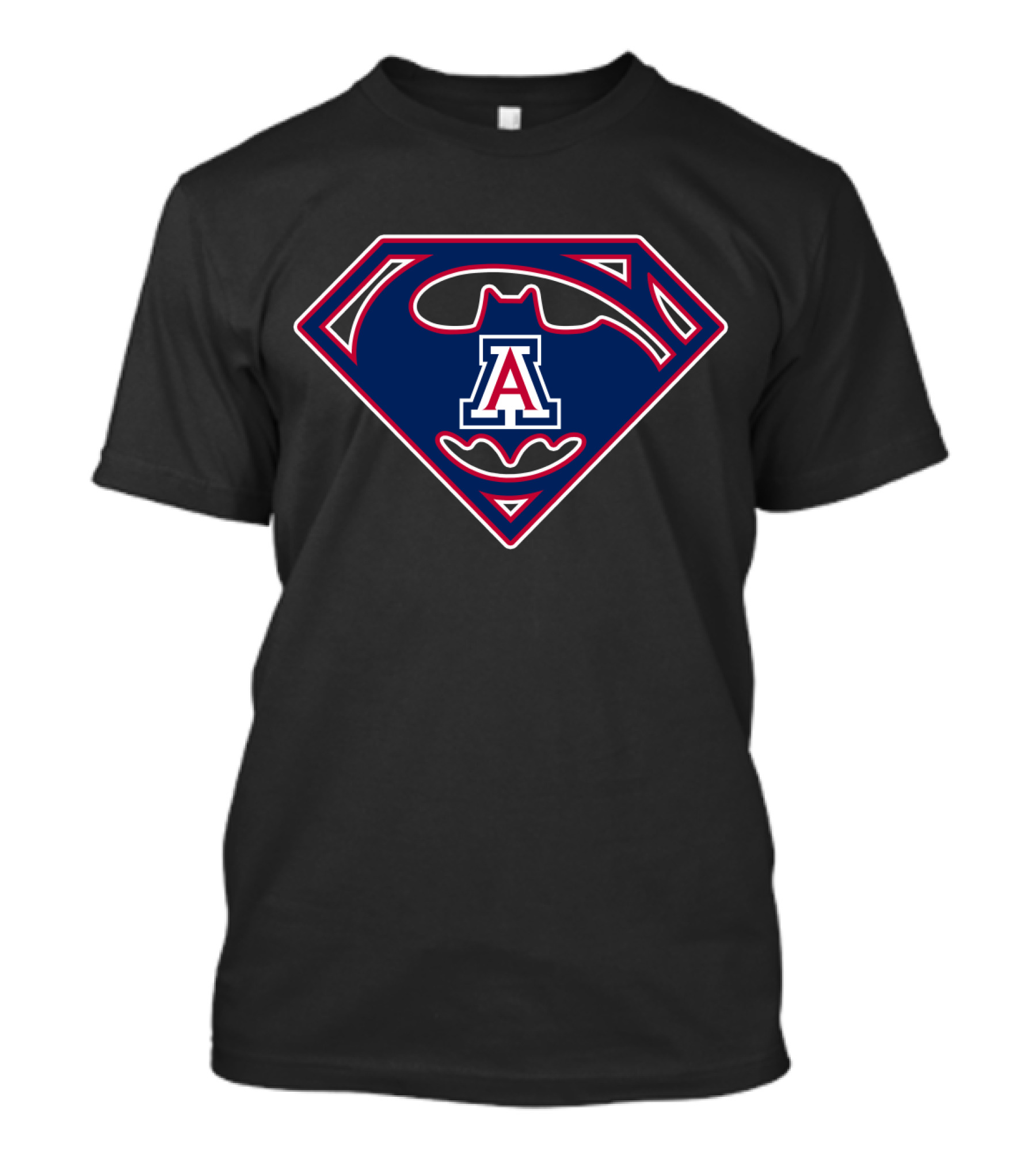 Arizona Wildcats 1996 Superman Batman T-Shirt