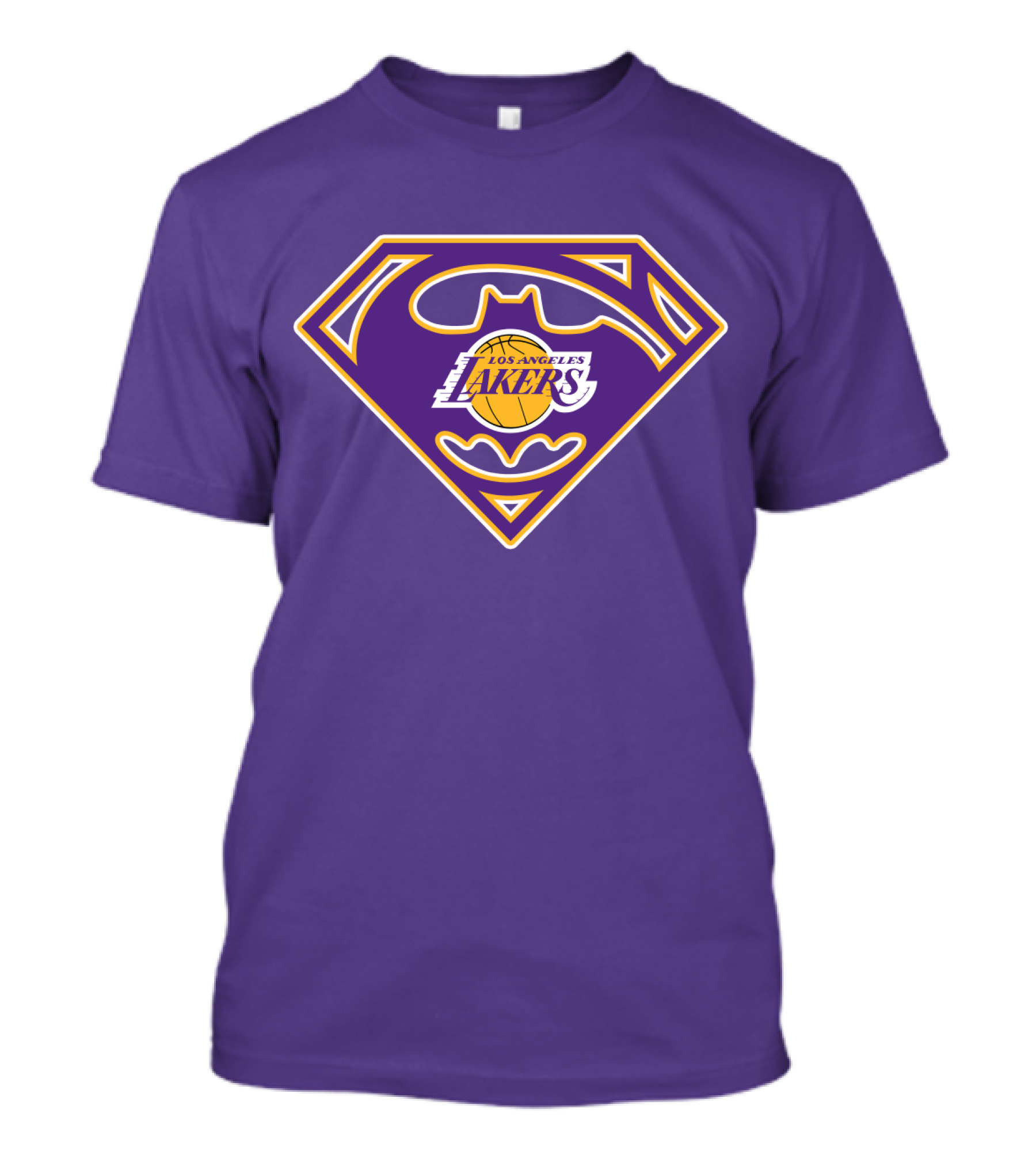 Superman Los Angeles Lakers Batman T-Shirt