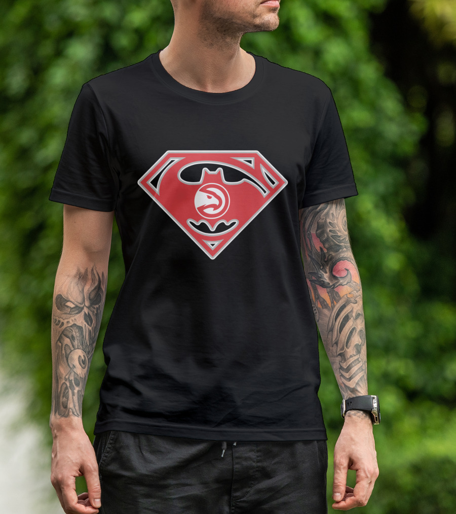 Atlanta Hawks Superhero Emblem 190 T-Shirt