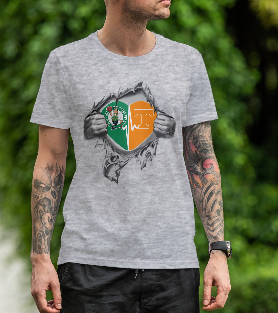 Boston Celtics Tennessee Heartbeat Unveiled T-Shirt