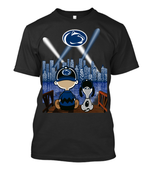 Penn State Nittany Lions Nighttime City Skyline Fans T-Shirt