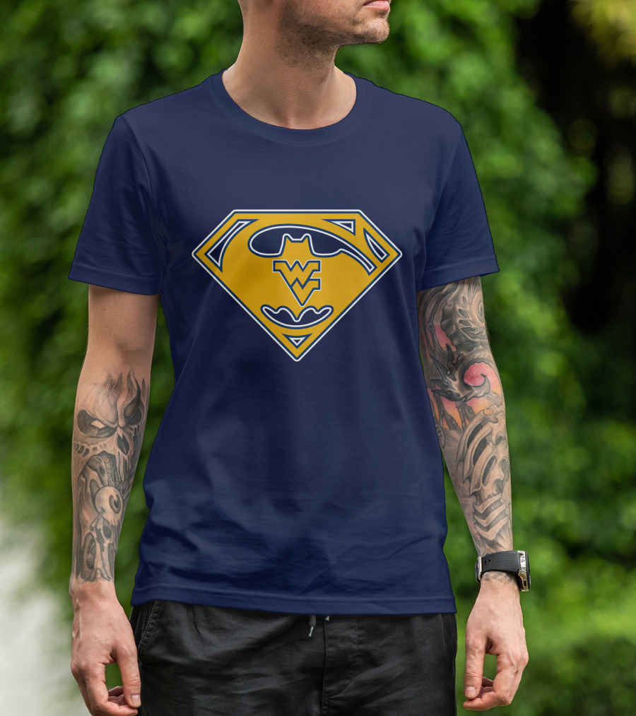 Wv 7 West Virginia Mountaineers Superhero T-Shirt