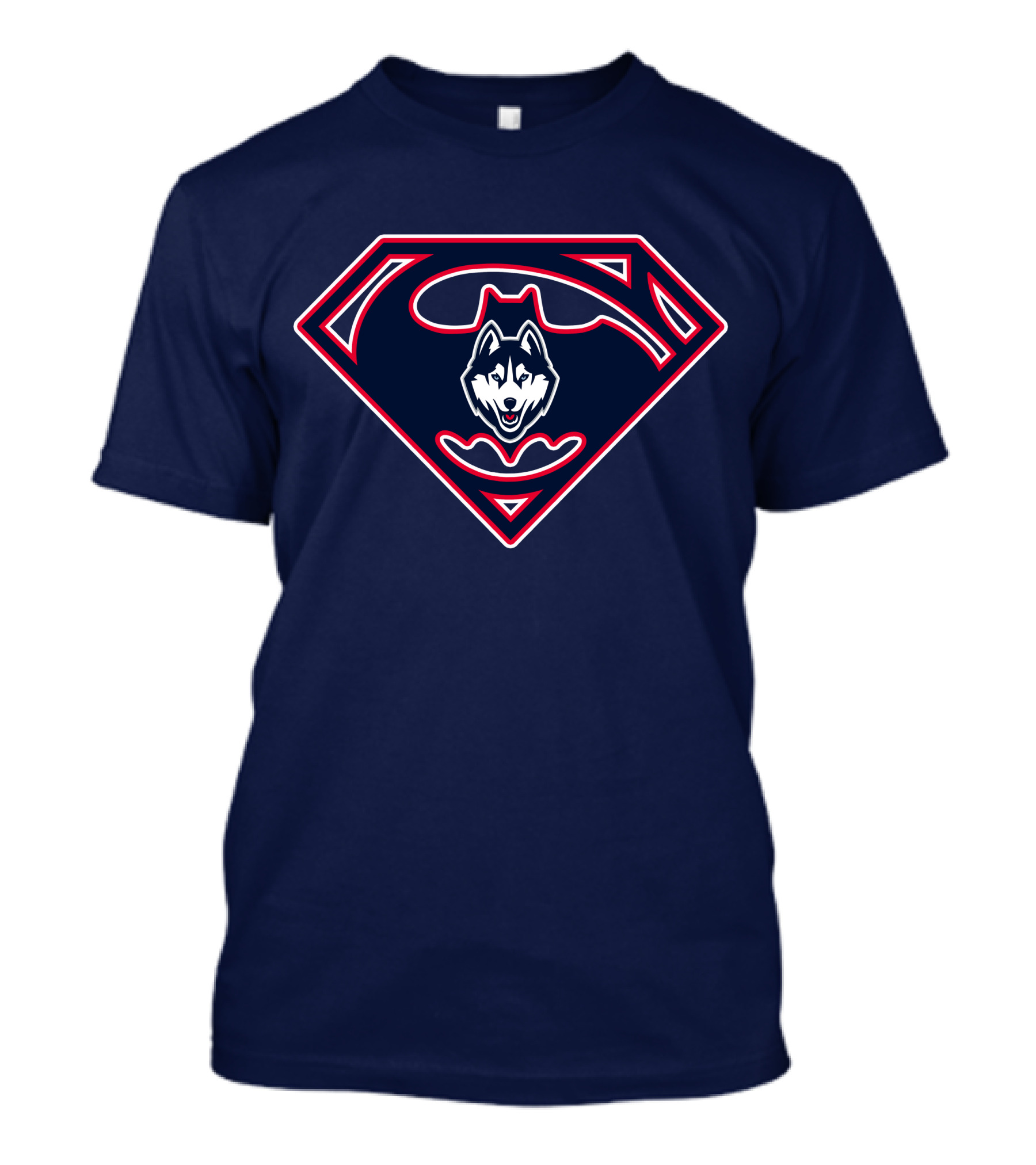 Uconn Huskies Superman T-Shirt