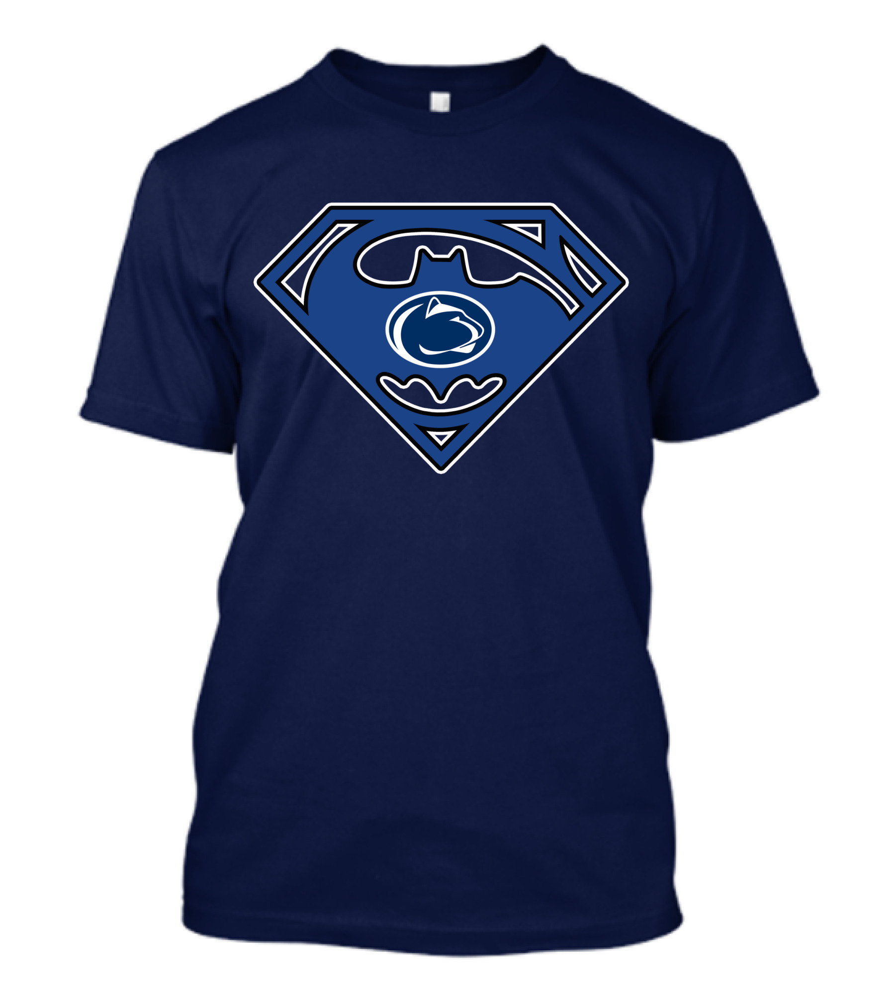 Penn State Nittany Lions Batman Superman Mashup T-Shirt