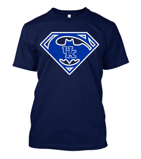 Kentucky Wildcats Uk Batman Superman Crossover T-Shirt