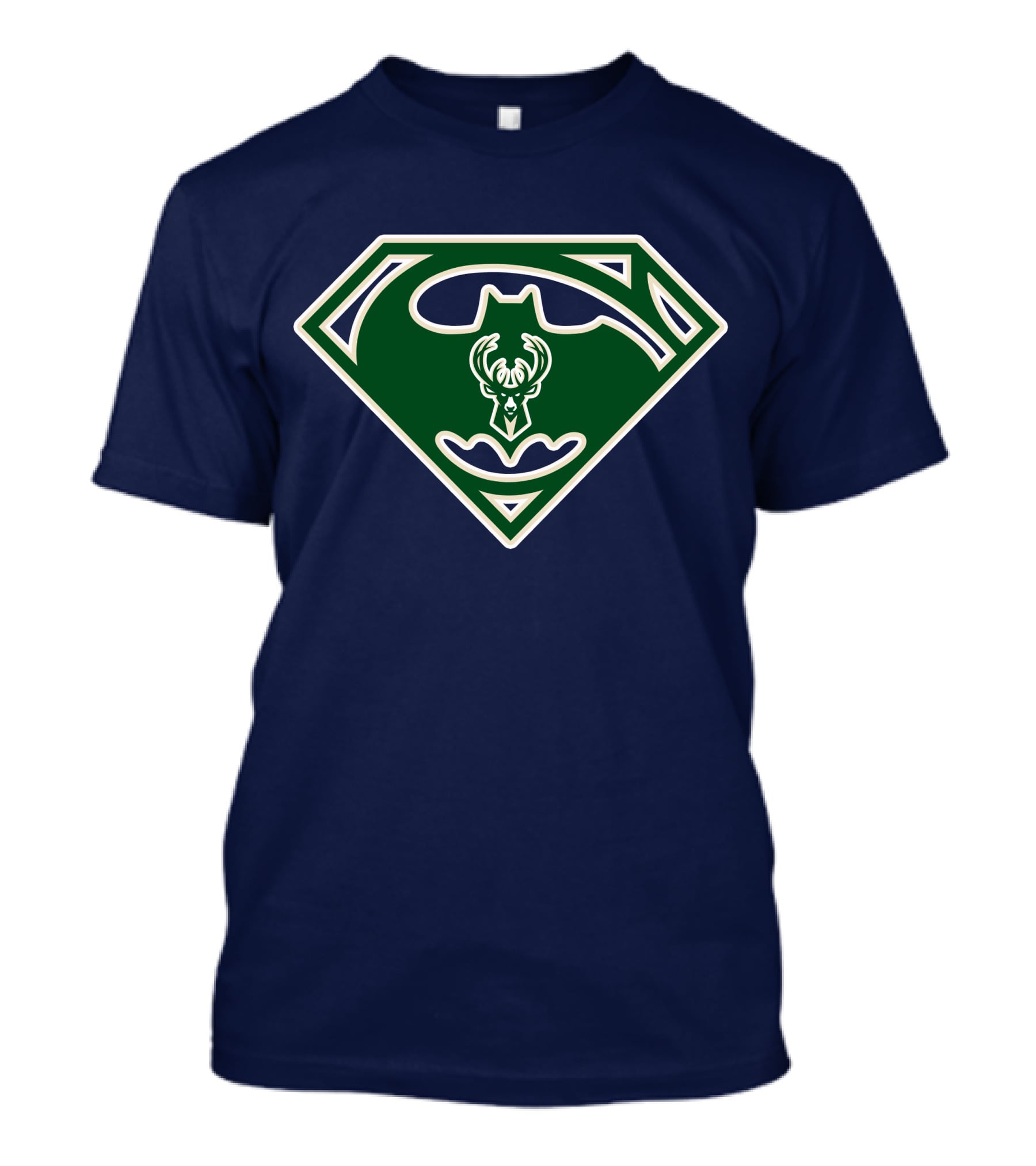 Milwaukee Bucks Superhero Logo 174 T-Shirt