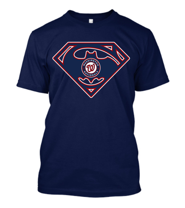 Washington Nationals Superman Batman T-Shirt
