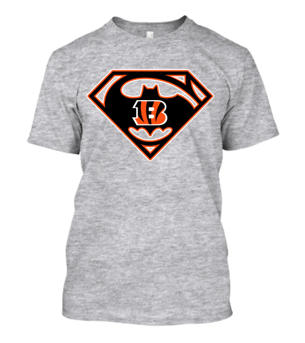Cincinnati Bengals Batman Superman T-Shirt