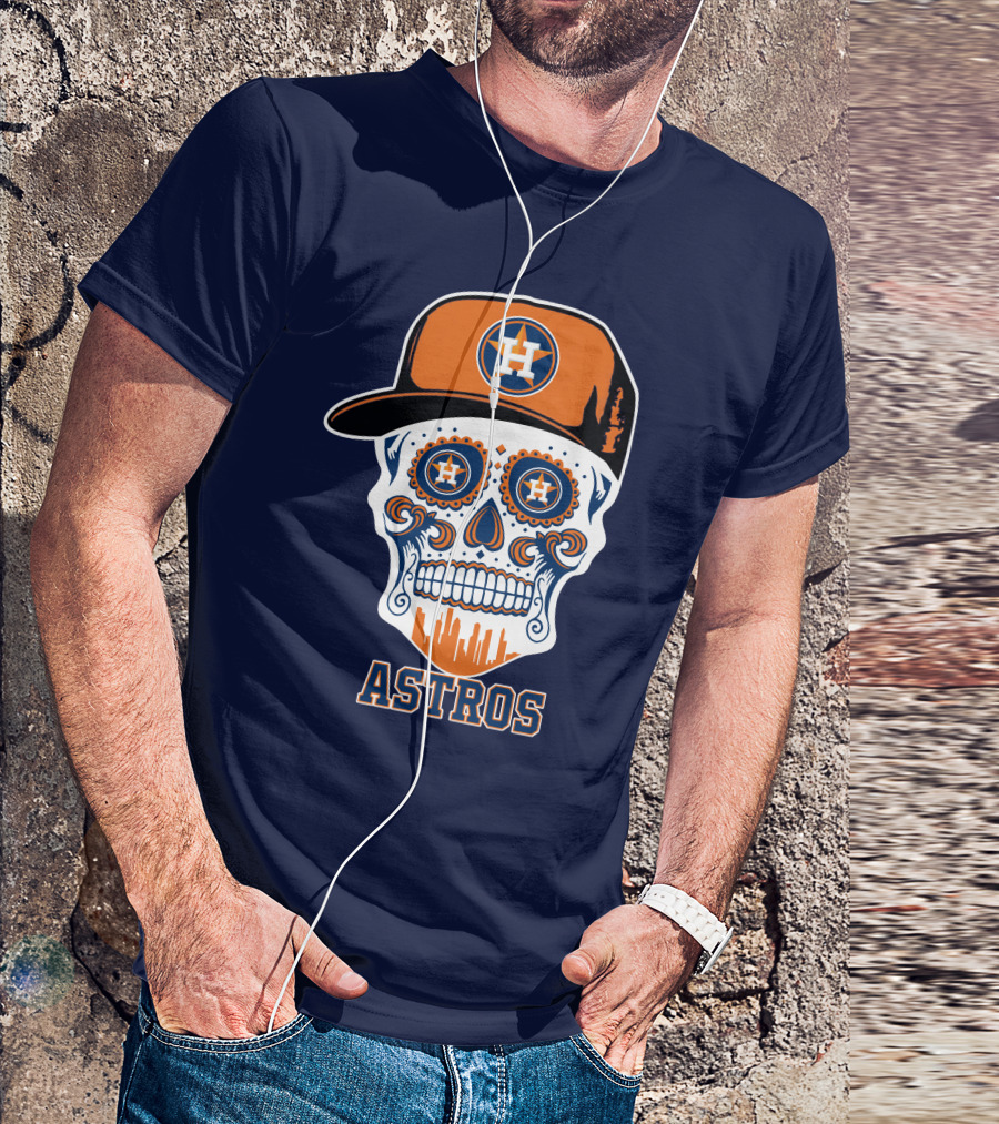 Houston Astros Skull Iconography 331 T-Shirt