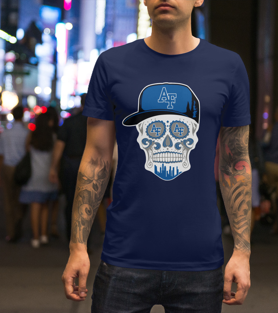 Af Air Force Falcons Skull T-Shirt