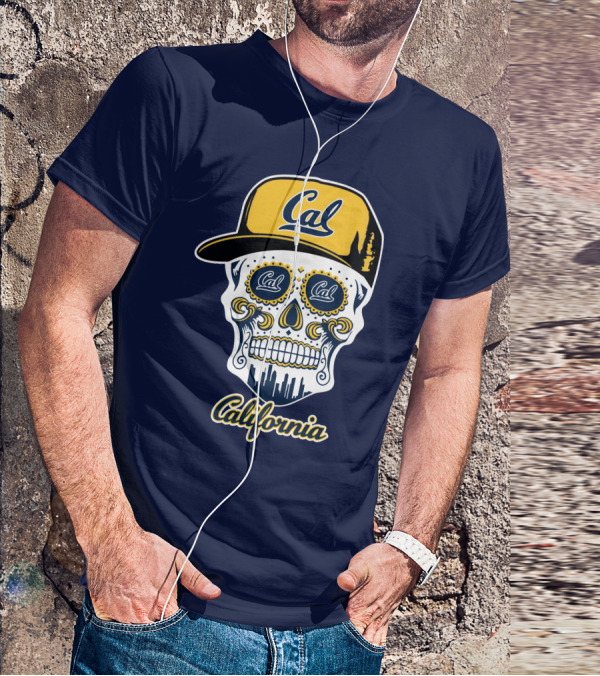 California Cal Bears Skull With Cap T-Shirt