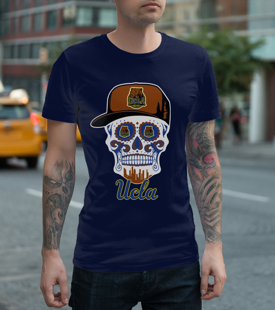 Ucla Bruins Skull With Cap T-Shirt