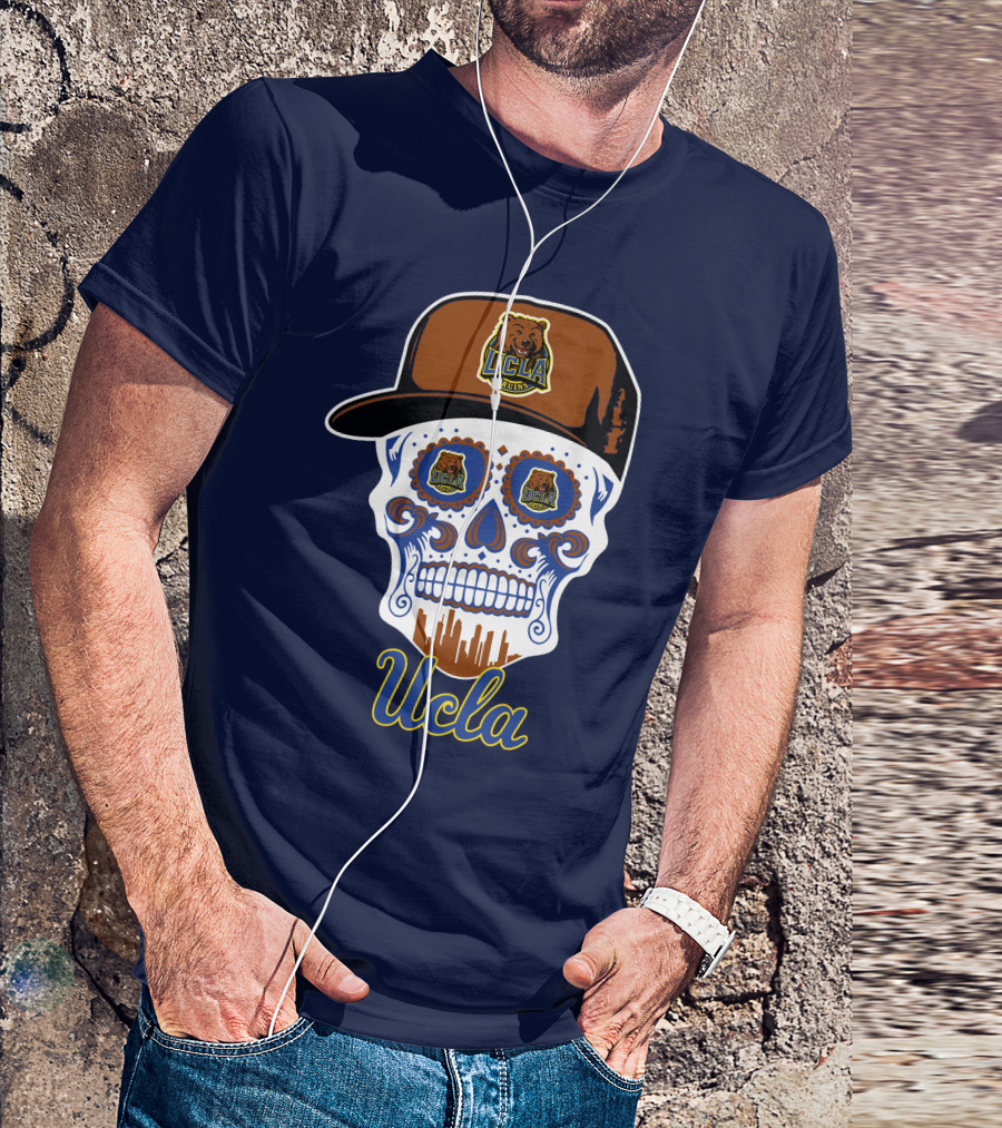 Ucla Bruins Skull With Cap T-Shirt