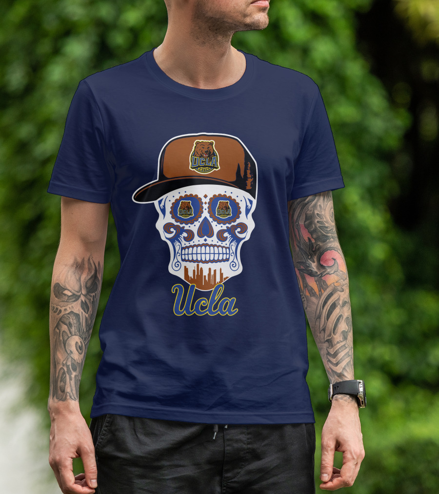 Ucla Bruins Skull With Cap T-Shirt