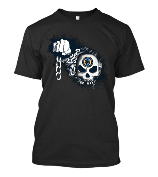Philadelphia Union Skull And Chain T-Shirt