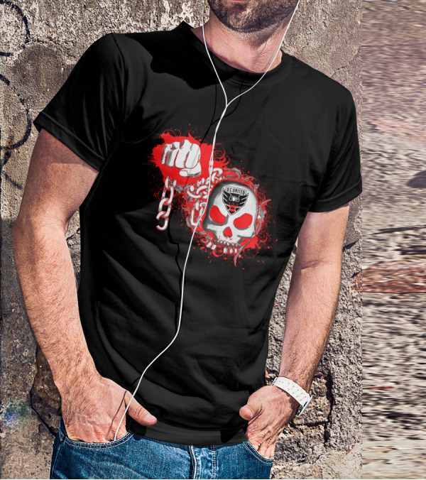 Dc United Skull And Chain T-Shirt