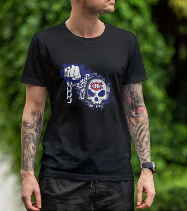 Montreal Canadiens Skull And Chains T-Shirt