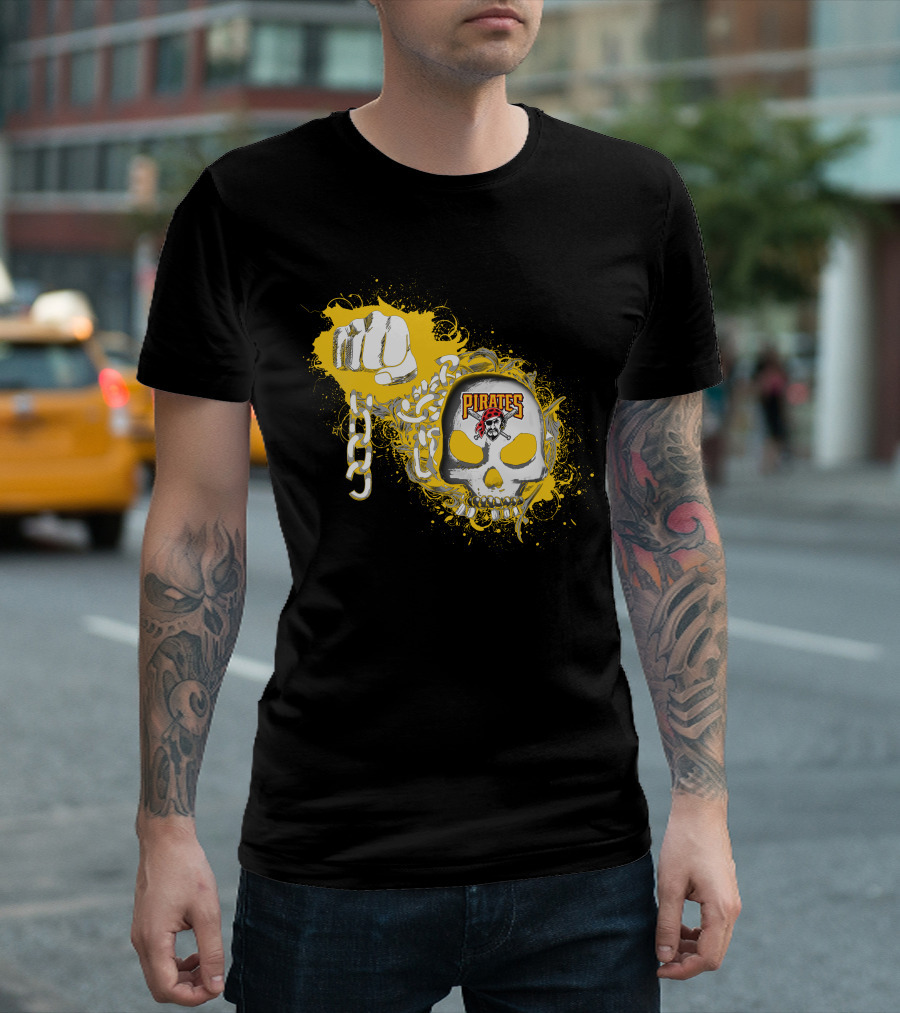Pittsburgh Pirates Skull And Chains T-Shirt