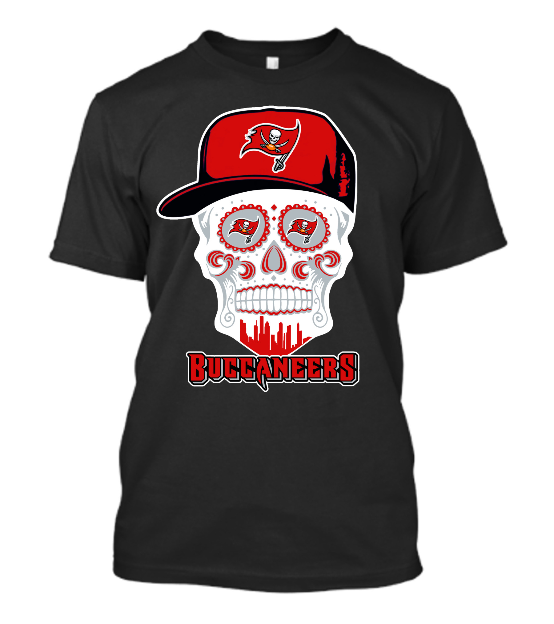 Tampa Bay Buccaneers Skull Buccaneers T-Shirt