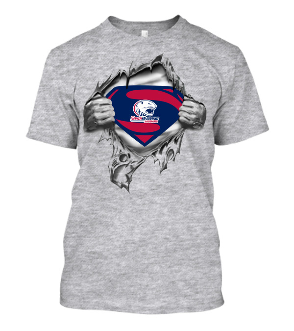 South Alabama Jaguars Superman Logo Burst T-Shirt