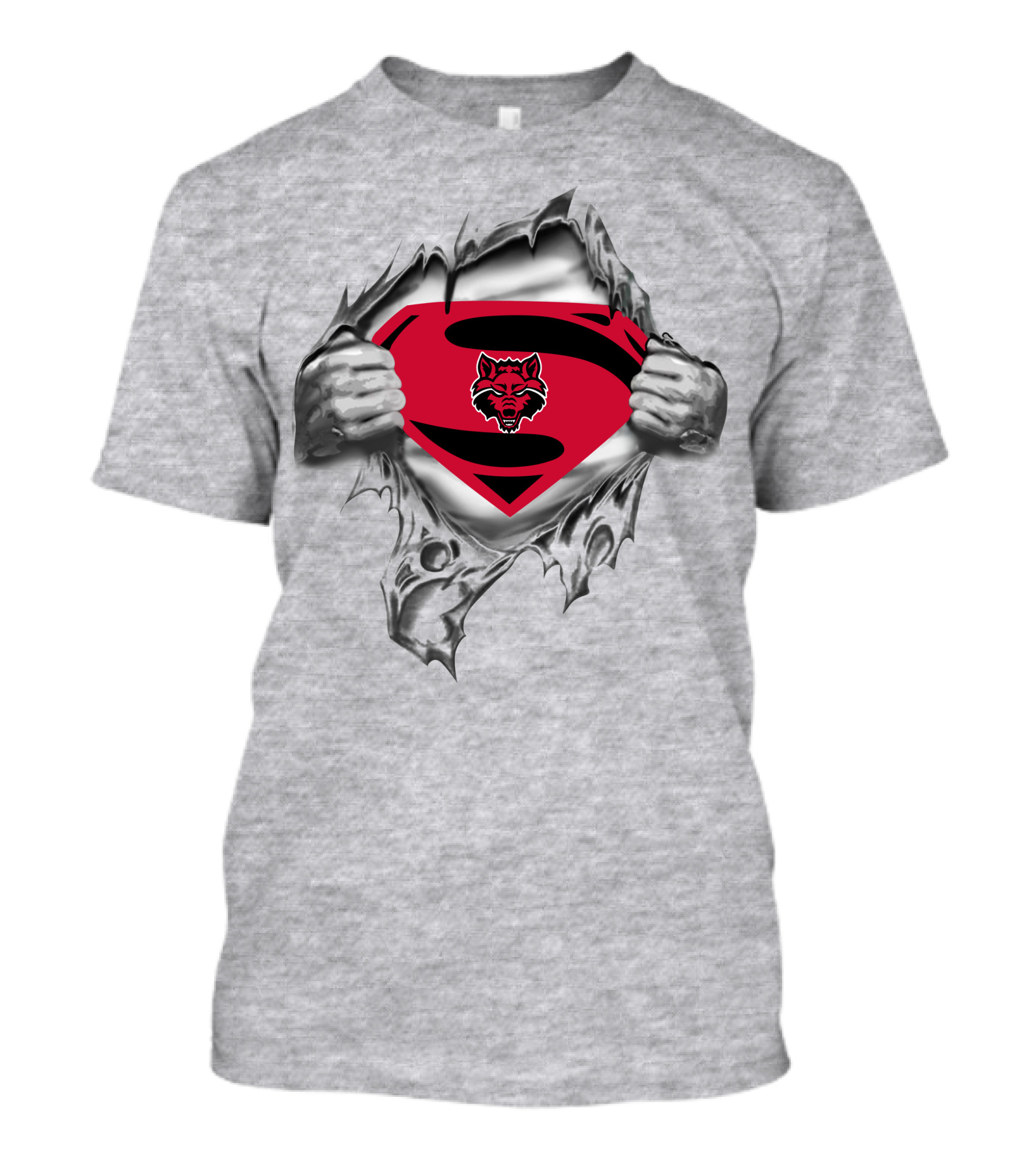 Superman Arkansas State Red Wolves T-Shirt