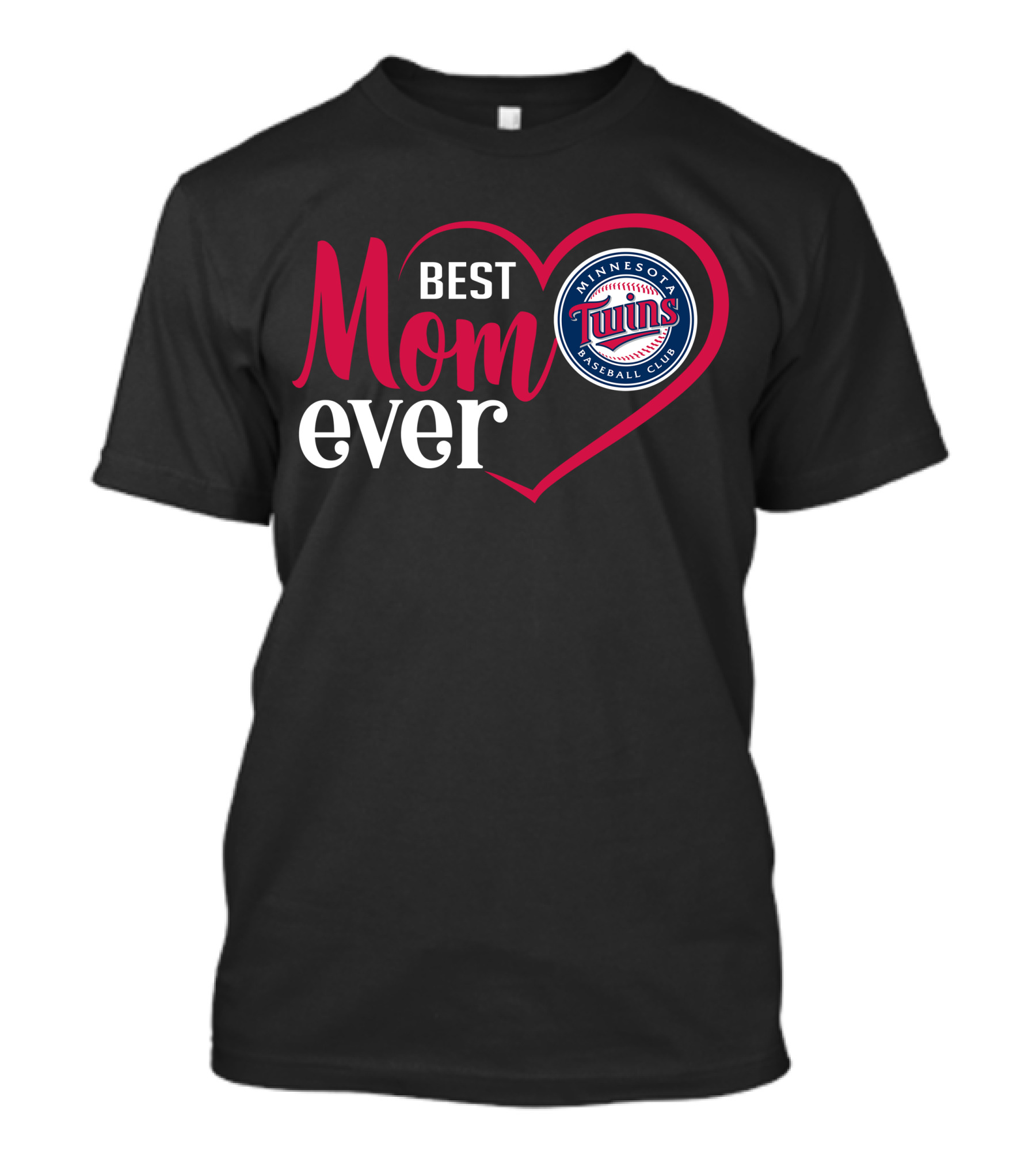Minnesota Twins Baseball Club Best Mom Ever T-Shirt