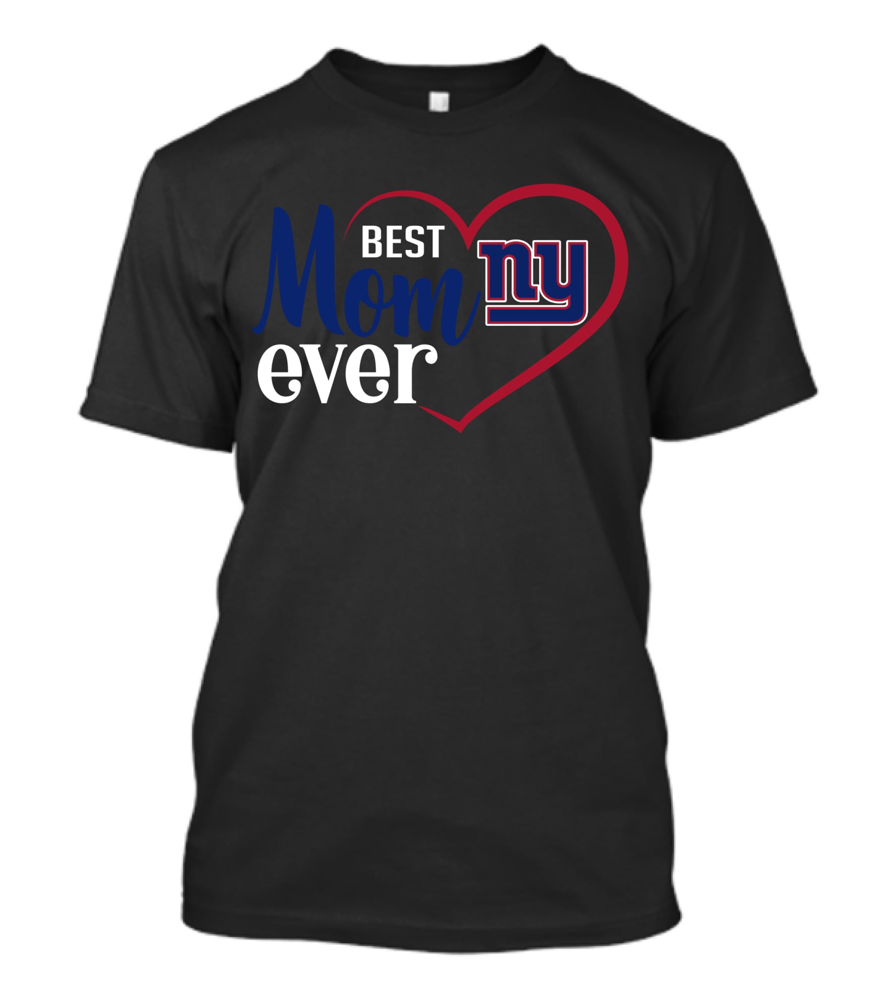 Best Mom Ever New York Giants Ny Heart T-Shirt