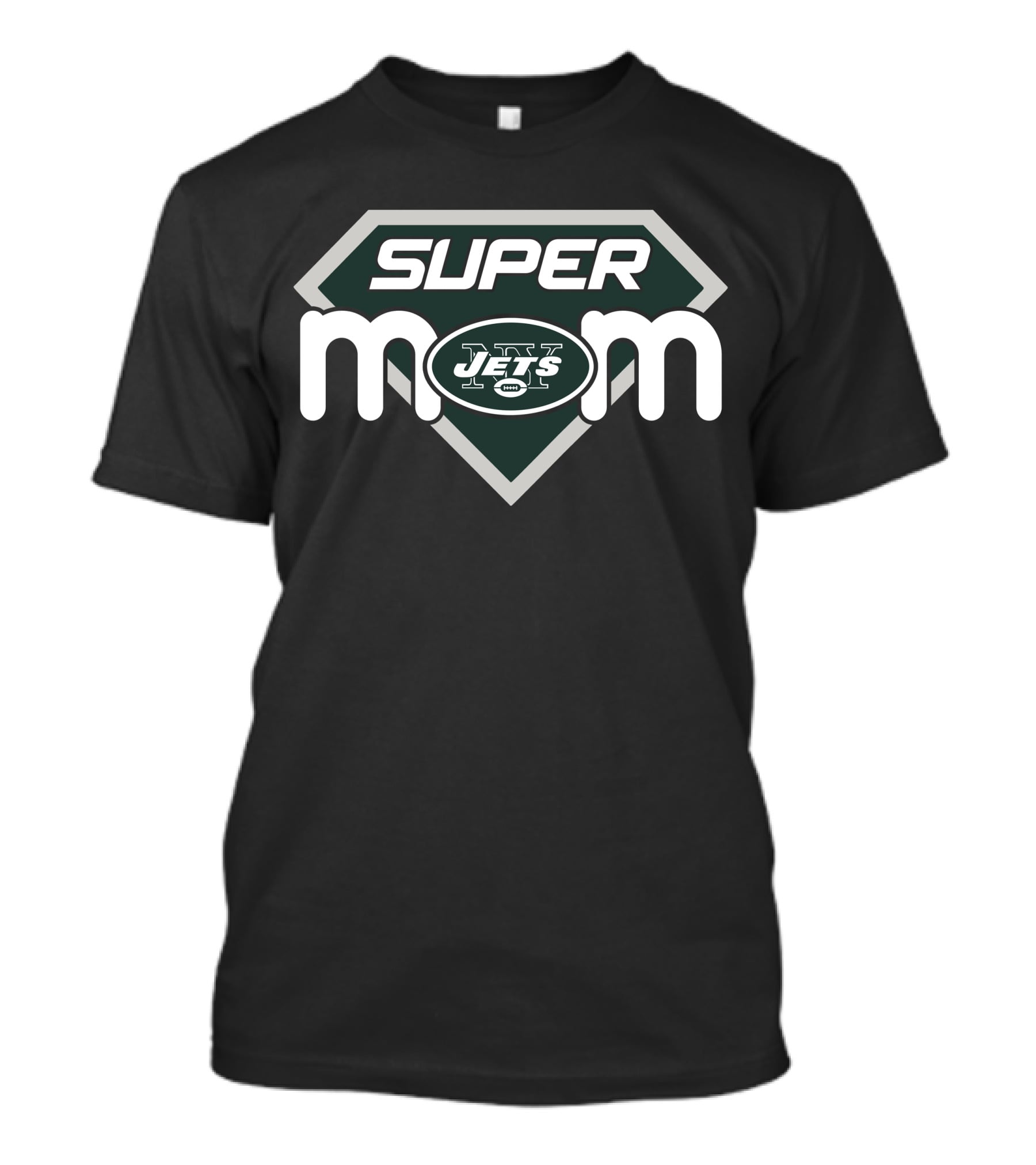 Super Mom New York Jets Fan Football T-Shirt