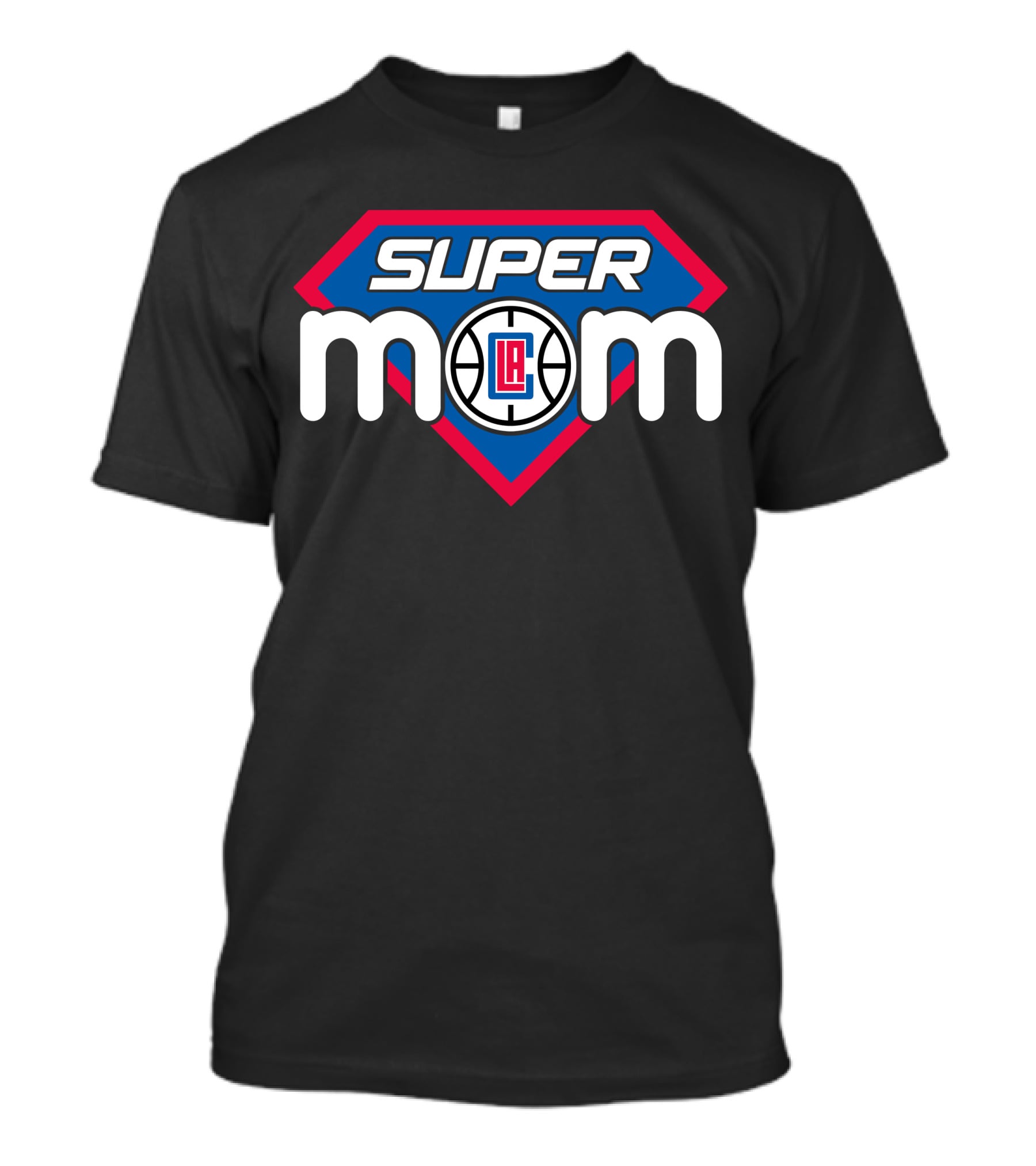Super Mom La Clippers Basketball T-Shirt