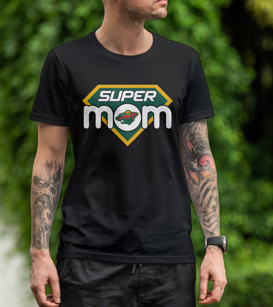 Super Mom Minnesota Wild Logo 109 T-Shirt