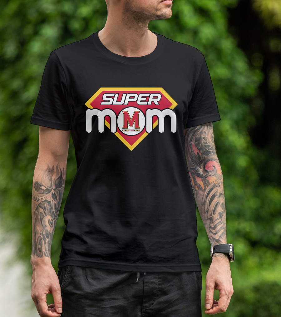 Super Mom Maryland Terrapins T-Shirt