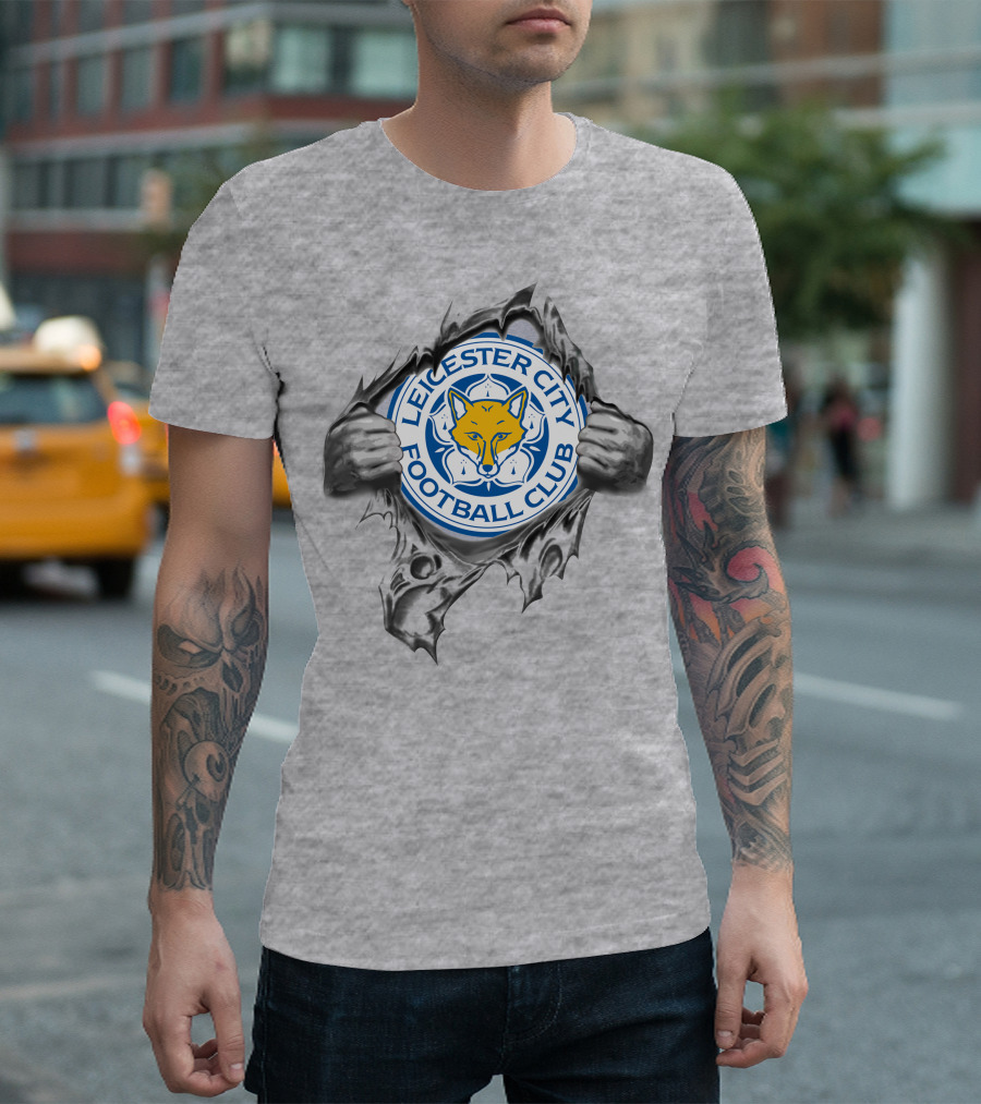 Leicester City Football Club Super Fan 285 Fox Crest T-Shirt