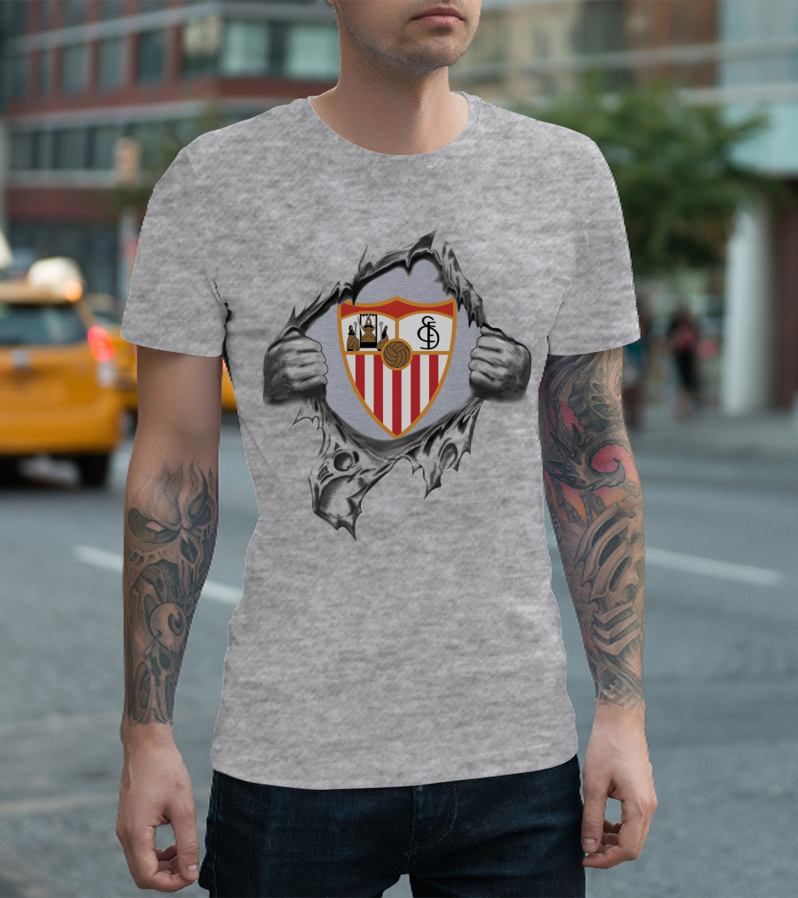 Sevilla Fc 299 Super Fan Shield Burst T-Shirt