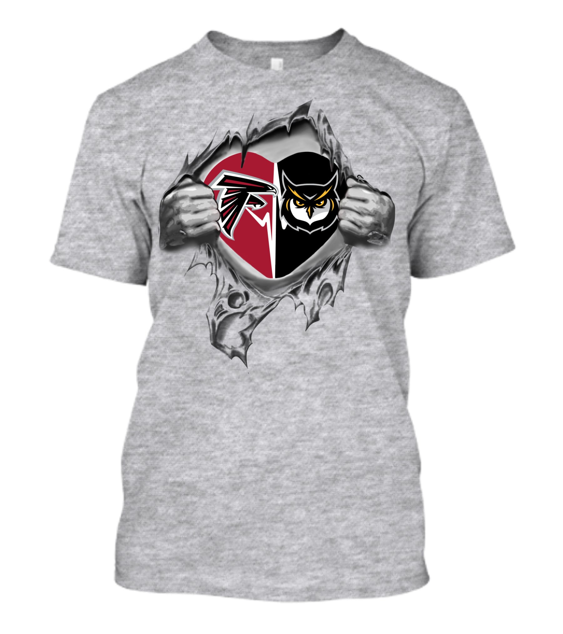 Falcons Kennesaw St Owls It's In My Heart Falcons Logo Owls T-Shirt