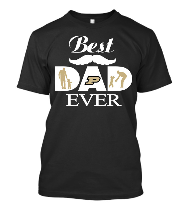 Best Dad Ever Purdue Boilermakers 40 T-Shirt