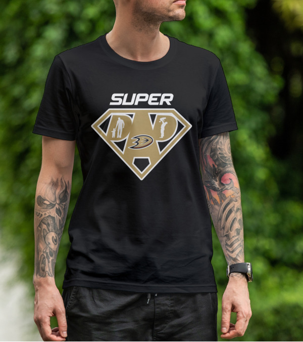 Super Anaheim Ducks Dad Hero T-Shirt