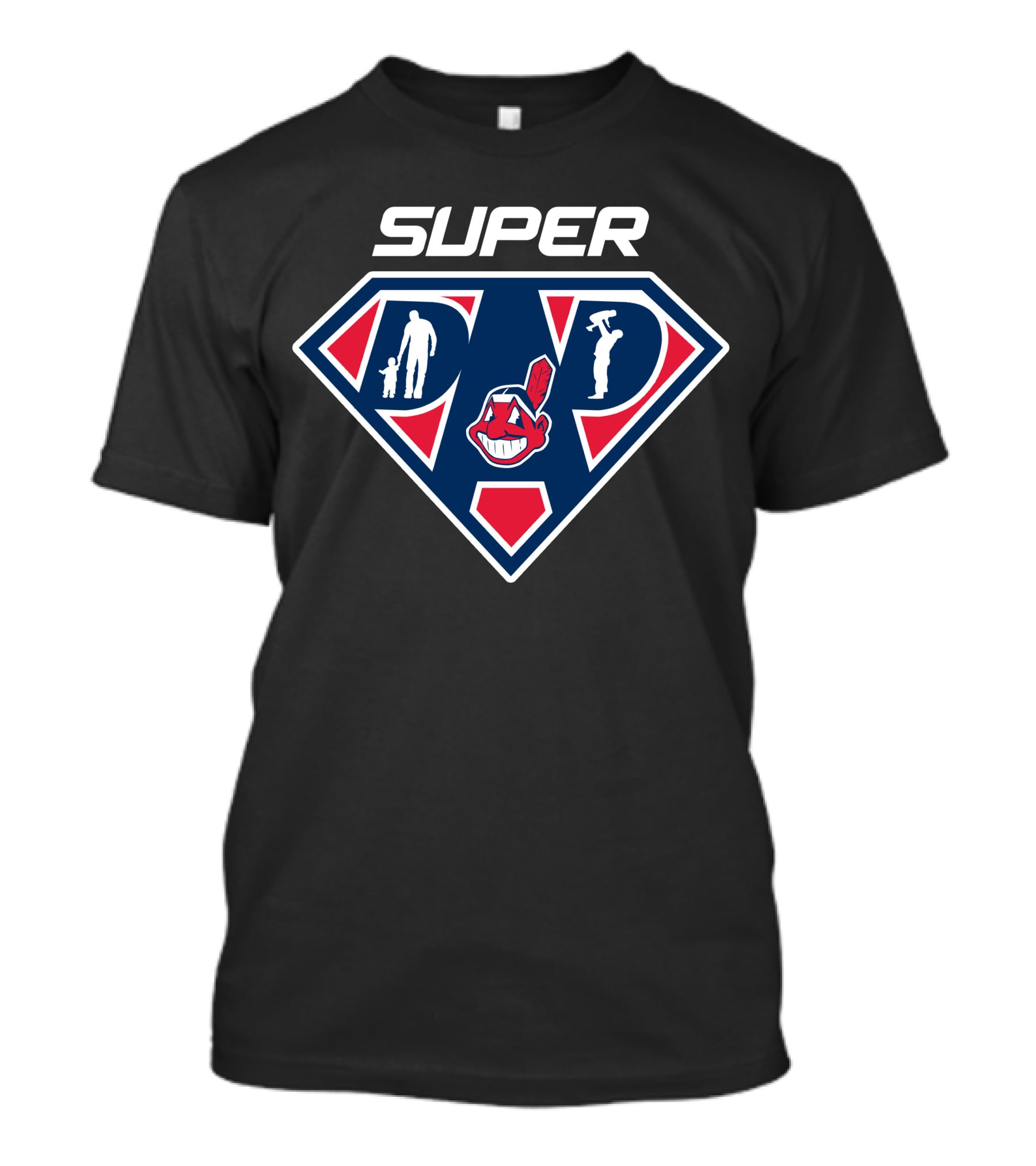 Super Dad Cleveland Indians T-Shirt
